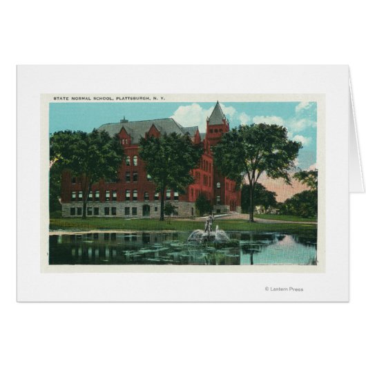 Exterior View of the State Normal School Cards (Front Horizontal)
