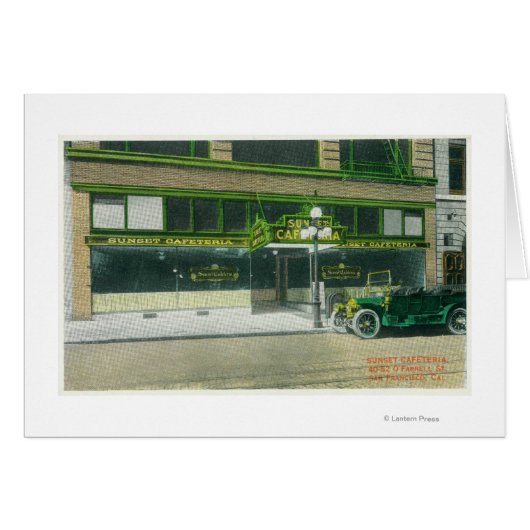 Exterior View of the Sunset Cafeteria Cards (Front Horizontal)