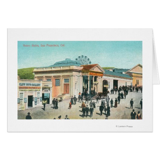 Exterior View of the Sutro Baths Cards (Front Horizontal)