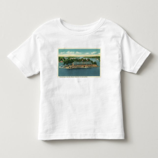 Exterior View of the Thousand Island Yacht Toddler T-shirt (Front)