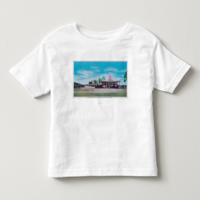Exterior View of the Tourist Motor Court Toddler T-shirt (Front)