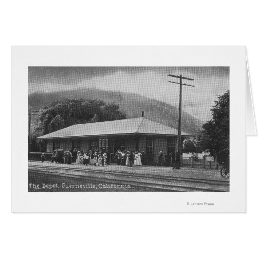 Exterior View of the Train Depot Cards (Front Horizontal)