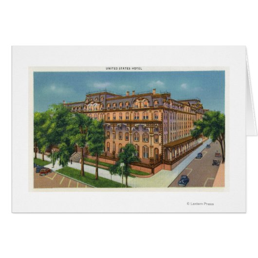 Exterior View of the US Hotel (Front Horizontal)