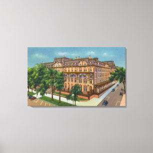 Exterior View of the US Hotel Canvas Print