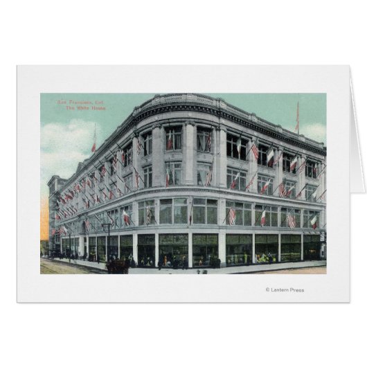 Exterior View of the White House Cards (Front Horizontal)