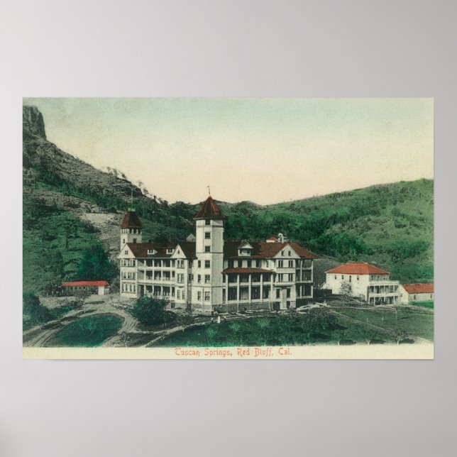 Exterior View of Tuscan SpringsRed Bluff, CA Poster (Front)