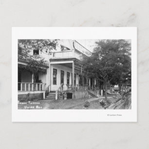 Exterior View of Twana Tavern Postcard