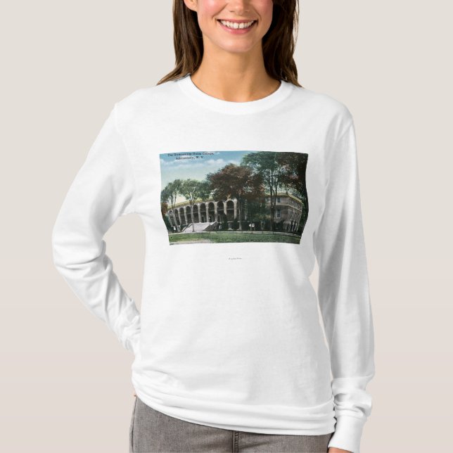 Exterior View of Union College Gymnasium T-Shirt (Front)