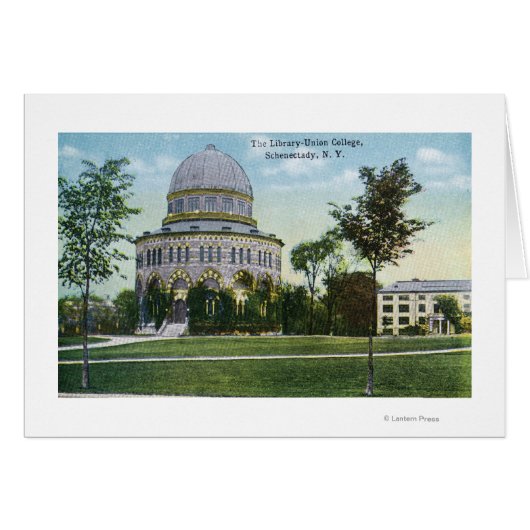 Exterior View of Union College Library Cards (Front Horizontal)