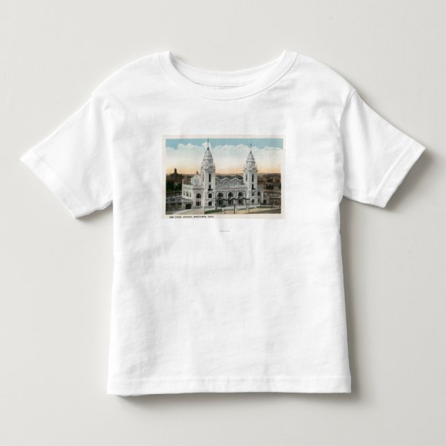 Exterior View of Union Station Toddler T-shirt (Front)