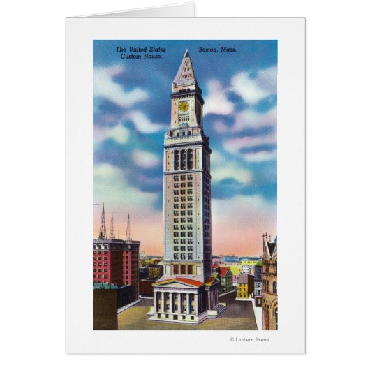 Exterior View of US Custom House Cards (Front)