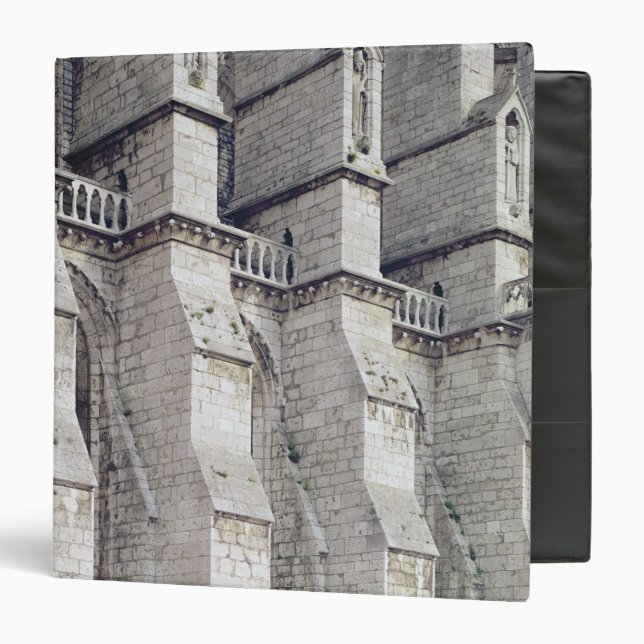 Exterior View showing the Buttresses 3 Ring Binder (Front/Inside)