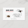 Exterminator Bug and Pest Control Service Business Card