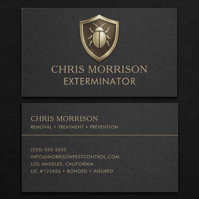 Exterminator Business Card (Creator Uploaded)