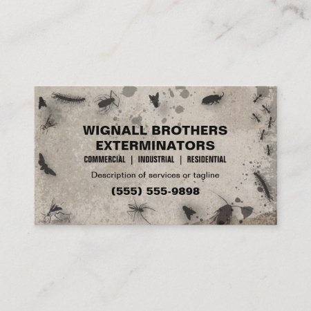 Exterminator Business Card