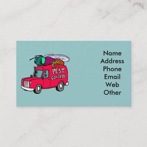 Exterminator Business Cards