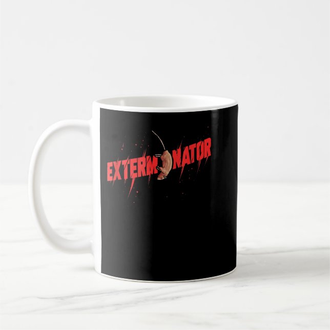Exterminator Gift Pest Controller Mice or Bed Bug  Coffee Mug (Left)
