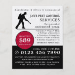 Exterminator, Pest Control Advertising Flyer<br><div class="desc">Exterminator,  Pest Control Advertising Flyer by The Business Card Store.</div>