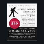 Exterminator, Pest Control Advertising Flyer<br><div class="desc">Exterminator,  Pest Control Advertising Flyer by The Business Card Store.</div>