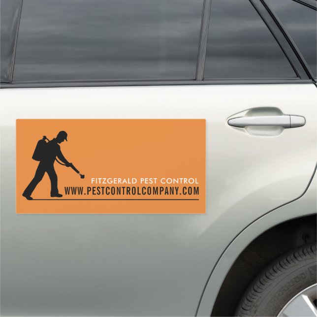Exterminator, Pest Control Car Magnet (In Situ)