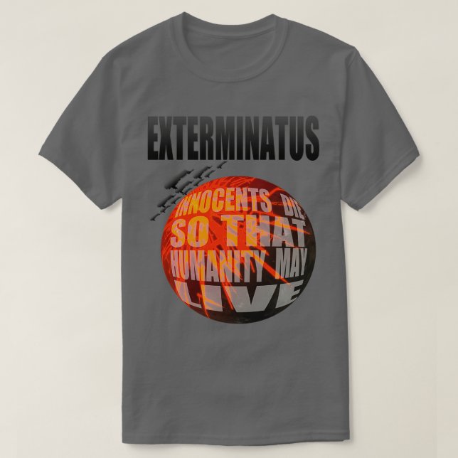 Exterminatus Full Classic TShirt (Design Front)