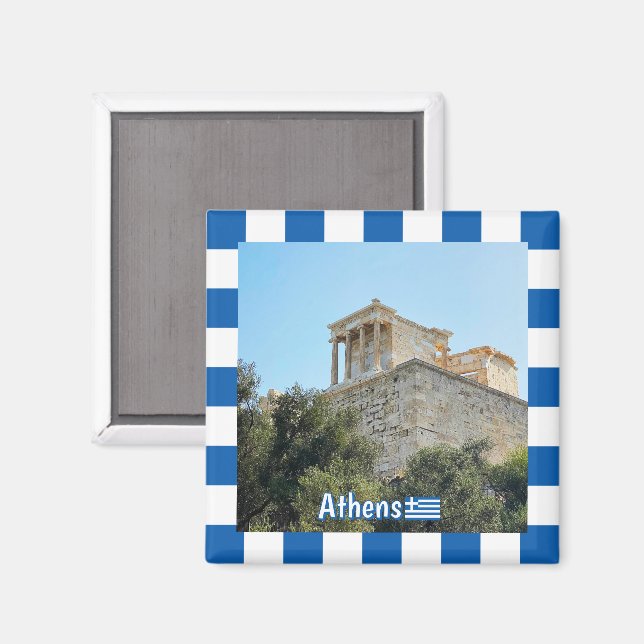 External view of Acropolis in Athens, Greece Magnet (Front/Back)
