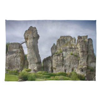 Externsteine Teutoburg Forest Germany Kitchen Towel