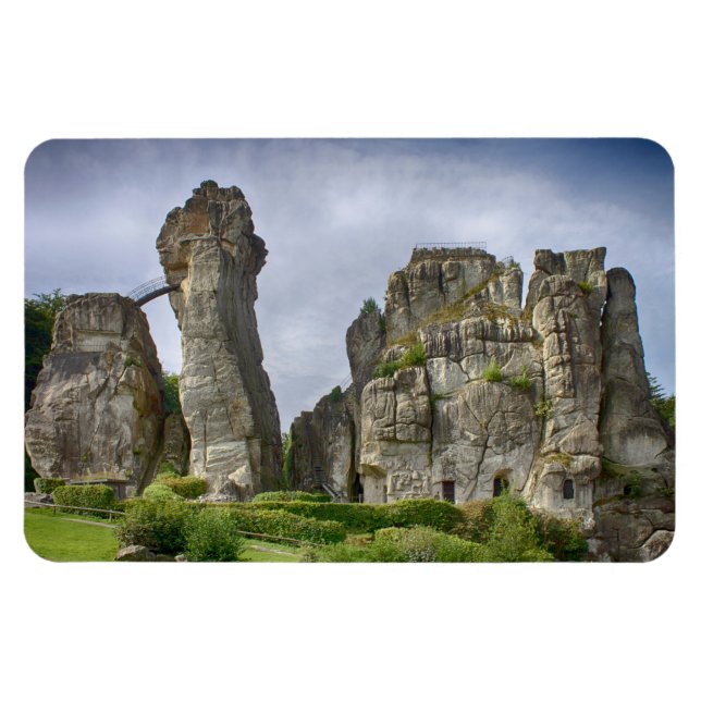 Externsteine Teutoburg Forest Germany Magnet (Horizontal)