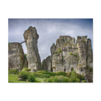 Externsteine Teutoburg Forest Germany Postcard
