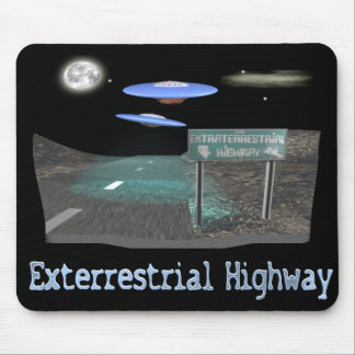 Exterrestrial highwy mouspad mouse pad