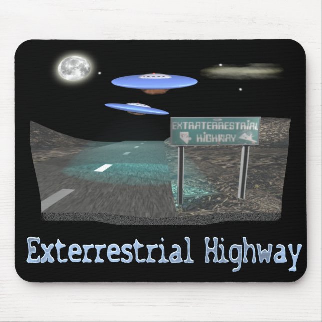 Exterrestrial highwy mouspad mouse pad (Front)