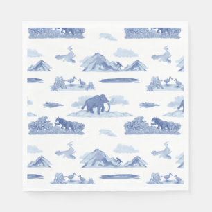 Extinct Animal Toile Napkins