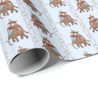 Extinct Animal Wrapping Paper