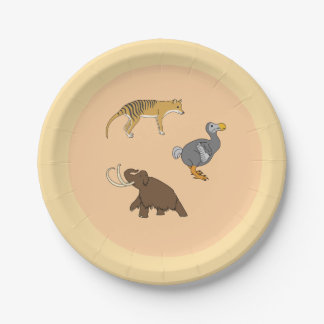 Extinct Animals  Paper Plates