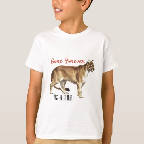 Extinct in this century Eastern Cougar T_Shirt