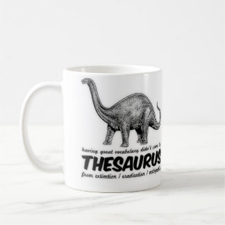Extinct Thesaurus Coffee Mug
