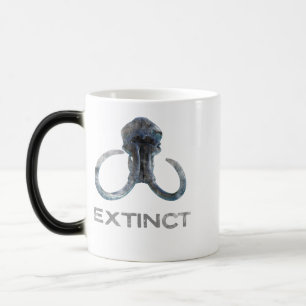 Extinct Woolly Mammoth Fossil Head Version 1 Color Morph Mug