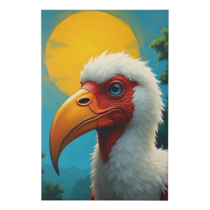 Extinction1 Faux Canvas Print