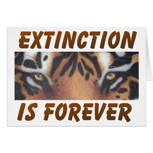 Extinction is forever cards (Front Horizontal)