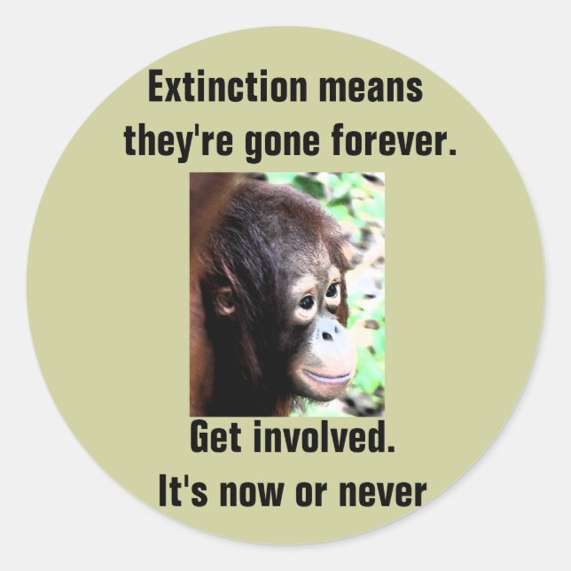 Extinction sticker (Front)