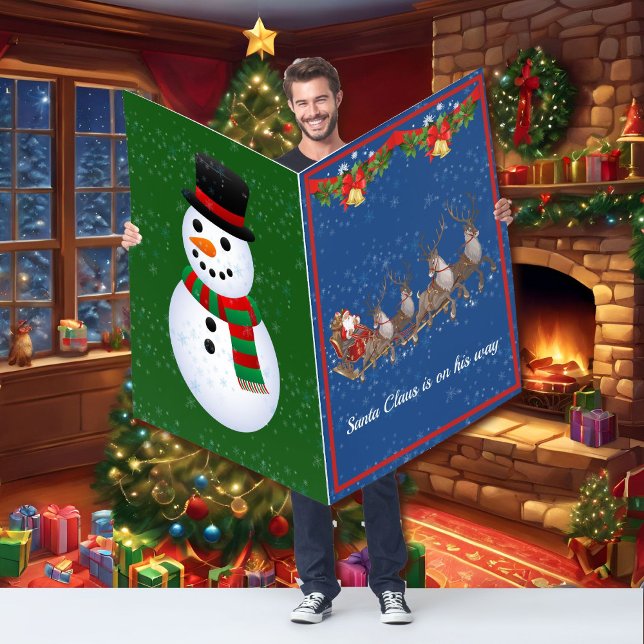 Extra Big Christmas Card Santa to child from Daddy (Creator Uploaded)