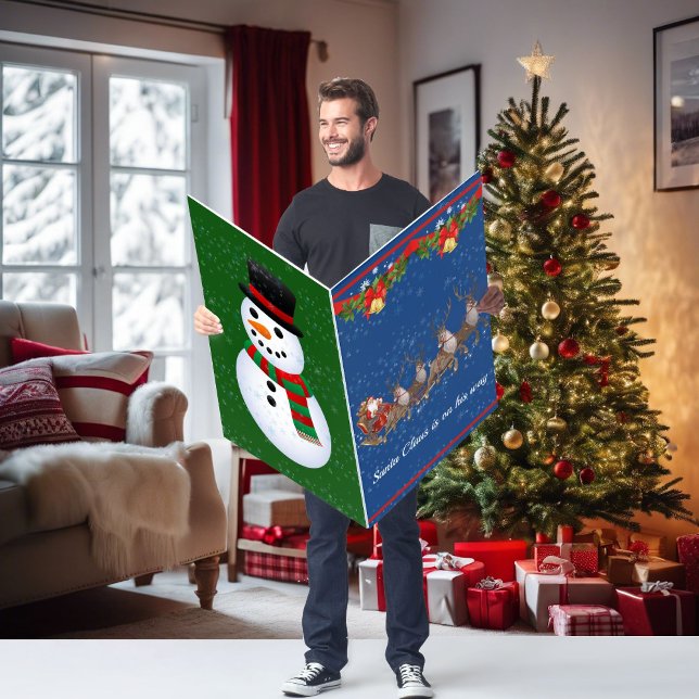 Extra Big Christmas Card Santa to Child from Daddy (Creator Uploaded)