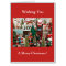 Extra BIG CHRISTMAS Card with YOUR Custom Text