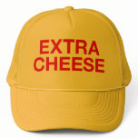 EXTRA CHEESE fun slogan trucker hat EXTRA CHEESE fun slogan trucker hat