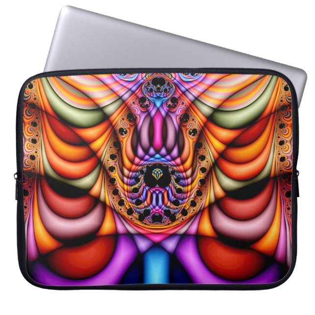 Extra-dimensional Undulations V 1  Laptop Sleeve (Front)