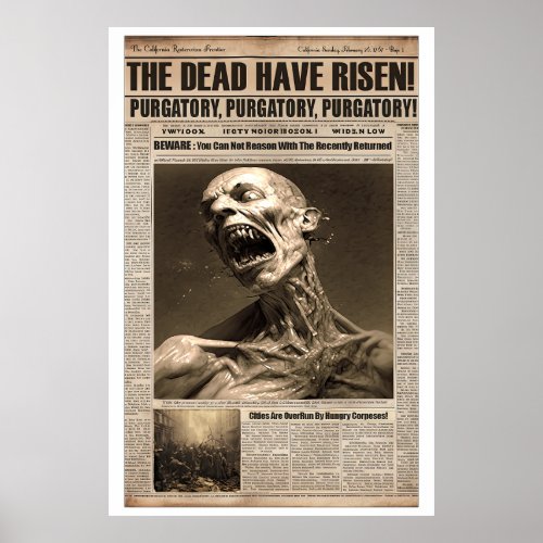 Extra Extra The Dead Rise Poster