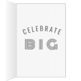 White Cotton Cards Large"50th Birthday… This Calls For Champagne" Handmade Card, XDT83-50