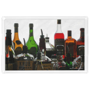 Extra Large Acrylic Rectangle Tray with Handles