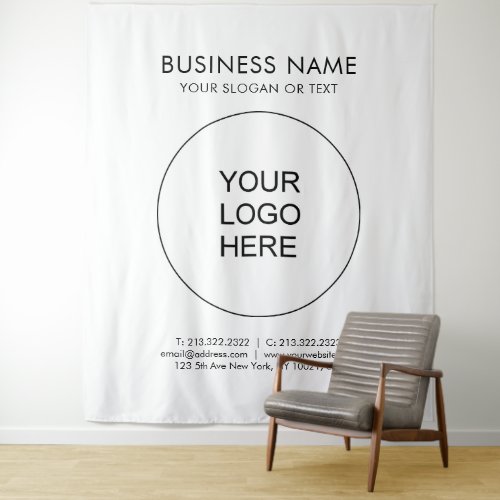 Extra Large Backdrop Add Your Logo Text Vertical