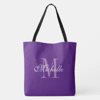 Monogrammed Extra Large Tote Bag